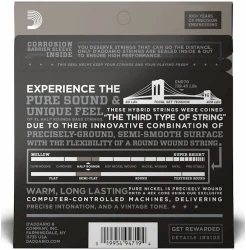 D'Addario ENR70 XL Half Rounds Long Scale Super Light 40/95 в Москве c доставкой