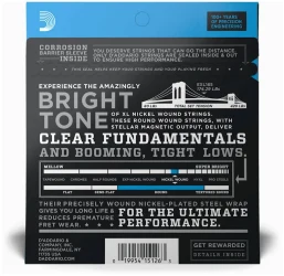 D'Addario EXL165 XL Nickel Wound Long Scale RLTop / MedBtm 45/105 в Москве c доставкой