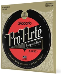 D'Addario EJ45C Pro-Arte Clear Nylon Silverplated Wound Normal Tension в Москве c доставкой