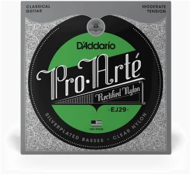 D'Addario EJ29 Pro-Arte Rectified Nylon Silverplated Basses Moderate Tension в Москве c доставкой