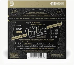 D'Addario EJ46C Pro-Arte Clear Nylon Silverplated Wound Hard Tension в Москве c доставкой