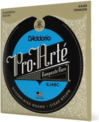 D'Addario EJ46C Pro-Arte Clear Nylon Silverplated Wound Hard Tension в Москве c доставкой