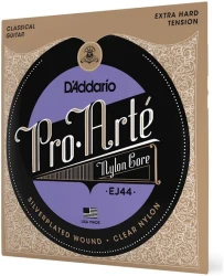 D'Addario EJ44 Pro-Arte Clear Nylon Silverplated Wound Extra Hard Tension в Москве c доставкой
