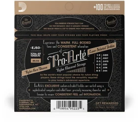 D'Addario EJ50 Pro-Arte Black Nylon Silverplated Wound Hard Tension в Москве c доставкой