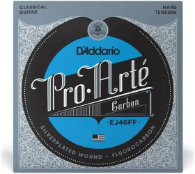 D'Addario EJ46FF Pro-Arte Silverplated Wound Fluorocarbon Hard Tension в Москве c доставкой