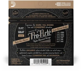 D'Addario EJ47 Pro-Arte Clear Nylon 80/20 Bronze Wound Normal Tension в Москве c доставкой
