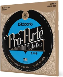 D'Addario EJ46 Pro-Arte Clear Nylon Silverplated Wound Hard Tension в Москве c доставкой