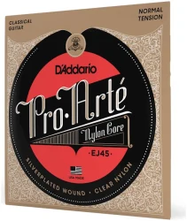 D'Addario EJ45 Pro-Arte Clear Nylon Silverplated Wound Normal Tension в Москве c доставкой
