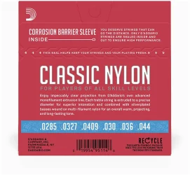 D'Addario EJ27H Clear Nylon Silverplated Wound Hard Tension в Москве c доставкой