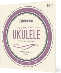 D'Addario EJ87C Ukulele Concert Titanium в Москве c доставкой