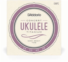 D'Addario EJ87C Ukulele Concert Titanium в Москве c доставкой