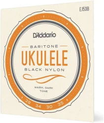 D'Addario EJ53B Ukulele Baritone Black Nylon в Москве c доставкой