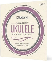D'Addario EJ65C Ukulele Concert Clear Nylon в Москве c доставкой