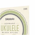 D'Addario EJ53S Ukulele Soprano Black Nylon в Москве c доставкой