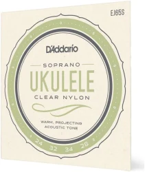 D'Addario EJ65S Ukulele Soprano Clear Nylon в Москве c доставкой