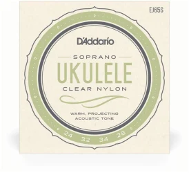 D'Addario EJ65S Ukulele Soprano Clear Nylon в Москве c доставкой