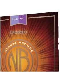 D'Addario NBM11540 Mandolin Nickel Bronze Custom Medium 11.5/40 в Москве c доставкой