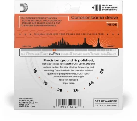 D'Addario EFT13 Resophonic Flat Tops Phosphor Bronze Medium 16/56 в Москве c доставкой