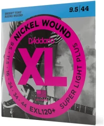 D'Addario EXL120+ XL Nickel Wound Super Light Plus в Москве c доставкой