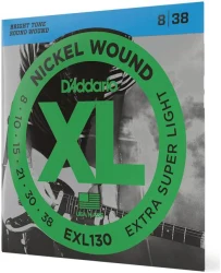 D'Addario EXL130 XL Nickel Wound Extra Super Light 8/38 в Москве c доставкой