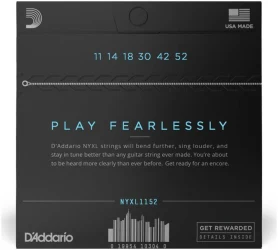 D'Addario NYXL1152 NYXL Electric 11/52 в Москве c доставкой