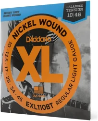 D'Addario EXL110BT Nickel Wound Regular Light 10/46 в Москве c доставкой