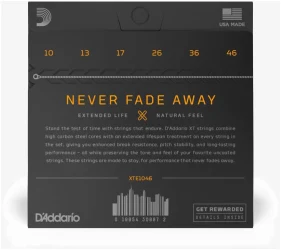 D'Addario XTE1046 XT Nickel Plated Steel 10/46 в Москве c доставкой