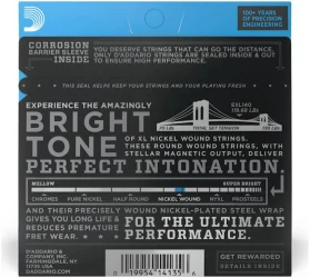 D'Addario EXL140 XL Nickel Wound Light/Heavy 10/52 в Москве c доставкой