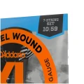 D'Addario EXL110-7 Nickel Wound Regular Light 10/59 в Москве c доставкой