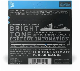 D'Addario EXL110+ XL Nickel Wound Regular Light 10.5/48 в Москве c доставкой