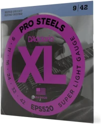 D'Addario EPS520 XL Pro Steels Super Light 9/42 в Москве c доставкой