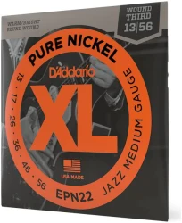 D'Addario EPN22 XL Pure Nickel Jazz Medium 13/56 в Москве c доставкой