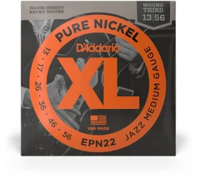 D'Addario EPN22 XL Pure Nickel Jazz Medium 13/56 в Москве c доставкой