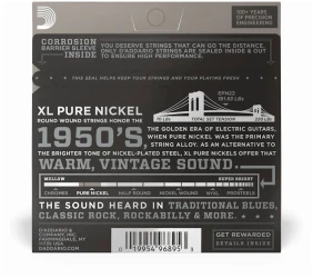 D'Addario EPN22 XL Pure Nickel Jazz Medium 13/56 в Москве c доставкой