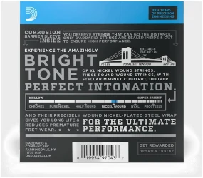 D'Addario EXL140-8 XL Nickel Wound 8-String LT/HB 10/74 в Москве c доставкой