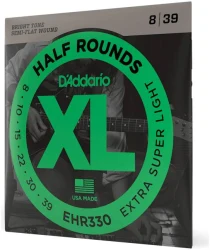 D'Addario EHR330 XL Half Rounds Extra Super Light 8/39 в Москве c доставкой