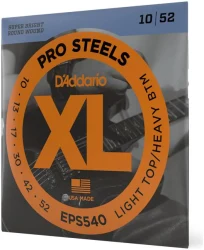 D'Addario EPS540 XL Pro Steels Light Top / Heavy Btm 10/52 в Москве c доставкой