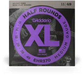 D'Addario EHR370 XL Half Rounds Medium 11/49 в Москве c доставкой