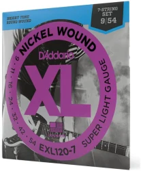 D'Addario EXL120-7 XL Nickel Wound 7-String Super Light 9/54 в Москве c доставкой