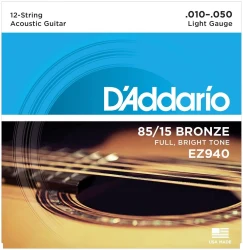 D'Addario EZ940 85/15 Bronze Light 10/50 в Москве c доставкой