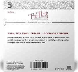 D'Addario J56 4/4M Violin Pro-Arte Nylon Core Medium Tension в Москве c доставкой