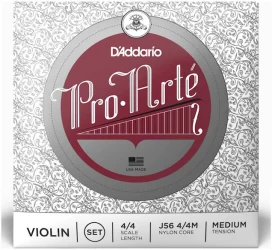 D'Addario J56 4/4M Violin Pro-Arte Nylon Core Medium Tension в Москве c доставкой