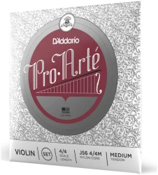 D'Addario J56 4/4M Violin Pro-Arte Nylon Core Medium Tension в Москве c доставкой