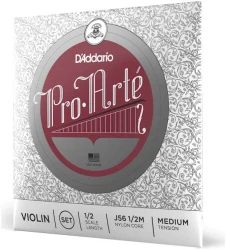 D'Addario J56 1/2M Violin Pro-Arte Nylon Core Medium Tension в Москве c доставкой
