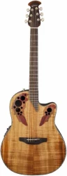 Ovation CE44P-FKOA Celebrity Elite Plus Mid Cutaway Natural Figured Koa в Москве c доставкой
