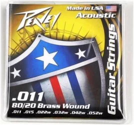 Peavey 80/20 Acoustic Brass Wound Strings 11s в Москве c доставкой