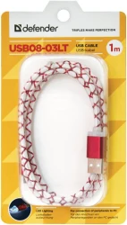 Defender USB08-03LT красный в Москве c доставкой
