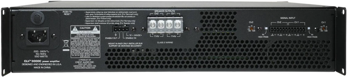 Crest Audio CLh 3000C в Москве c доставкой