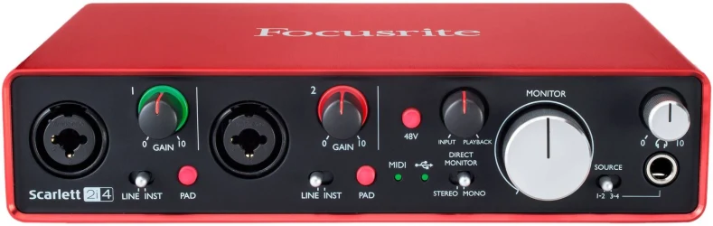 Focusrite Scarlett 2i4 2nd Gen в Москве c доставкой