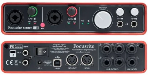 Focusrite Scarlett 6i6 в Москве c доставкой